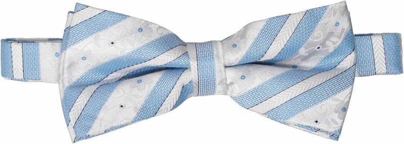 tiemart Pre-Tied Adjustable Men's Band Collar Bow Tie - Image 2